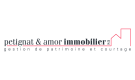 Logo petignat & amor immobilier SA