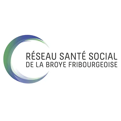 Logo Association de communes "Réseau Santé Social de la Broye Fribourgeoise (RSSBF)